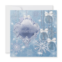 Winter Wonderland Winter Prom Invitations