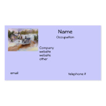 Winters Dream Business Cards