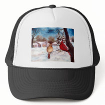 Winters Serenity Cardinal Hat