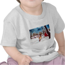 Winters Serenity Cardinal Infant Tshirt