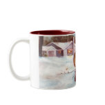 Winters Serenity Cardinal Wrap Around Mug