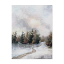 Winters Sunset Postcard