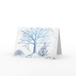 wintery tree cards