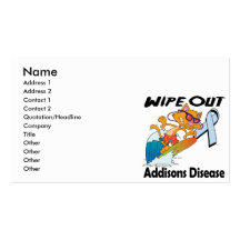 Wipe Out Addisons Disease Business Card