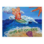 Wipe Out Cancer Cancer Postcard