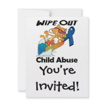 Wipe Out Child Abuse Custom Announcements