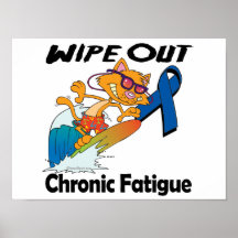 Wipe Out Chronic Fatigue Posters