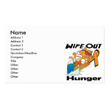 Wipe Out Hunger Business Card