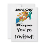 Wipe Out Rape invitations