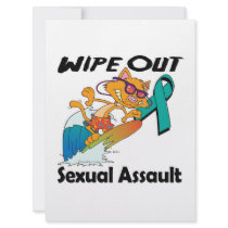 Wipe Out Sexual Assault Custom Invite