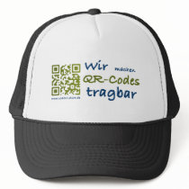 wir machen qr-codes tragbar netzcap
