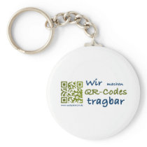wir machen qr-codes tragbar schlüsselanhänger