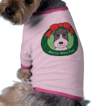 Wire Fox Terrier Christmas Pet Tshirt