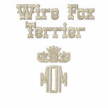 Wire Fox Terrier Mom Gifts Embroidered Polo Shirt