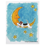 Wire fox terrier on the moon flyers