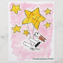 Wire fox terrier swingin' on a star custom flyer