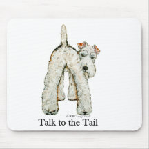 Wire Fox Terrier Tail Mousepad