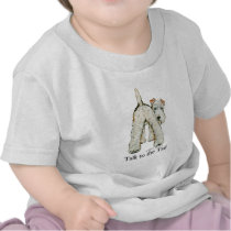 Wire Fox Terrier Tail Tee Shirts