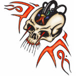 Wired Cyborg Skull Photo Cutouts