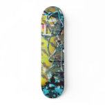 wired wood yellow skate board
