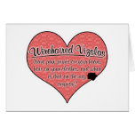 Wirehaired Vizsla Paw Prints Dog Humour Card