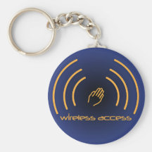 Wireless Access Christian prayer keychain