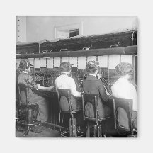 Wires Crossed: 1914 Fridge Magnets