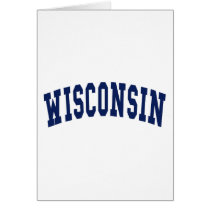 Wisconsin College Greeting Card