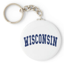 Wisconsin College Keychain