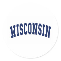 Wisconsin College Sticker