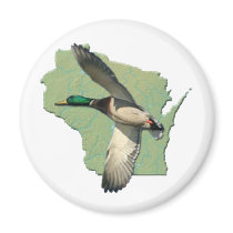 Wisconsin duck magnet