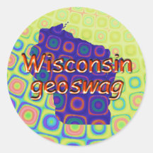 Wisconsin Geocaching Supplies Stickers Geoswag