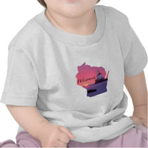 Wisconsin lighthouse tee shirt