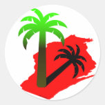 Wisconsin Palm Tree Sticker