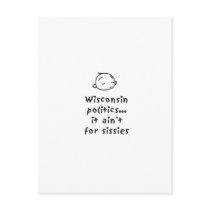 Wisconsin Politics Postcard