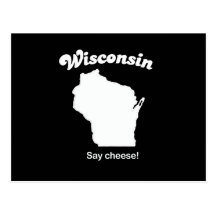 Wisconsin - Say Cheese T-shirt Postcard