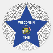 Wisconsin Star Sticker