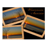 Wisconsin Sunrise Collage Post Card