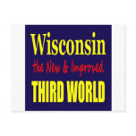 Wisconsin the New & Improved THIRD WORLD Postcards