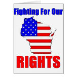 Wisconsin - Union Workers Greeting Cards