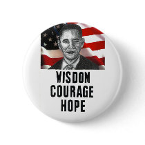 Wisdom. Courage. Hope. Pin