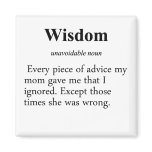 Wisdom Definition magnets
