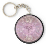 Wisdom-Eyes cherry blossom mandala keychains
