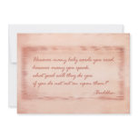 Wisdom of Buddha invitations
