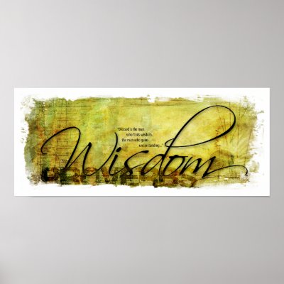 Wisdom of Proverbs Poster by Gen127