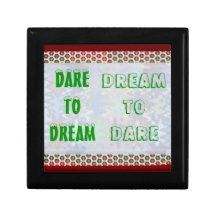 Wisdom Words: Dare to DREAM - Dream to DARE Jewelry Boxes