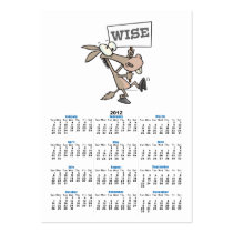 WISE ASS WISEASS FUNNY CARTOON DONKEY BUSINESS CARD TEMPLATES