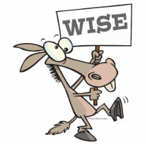 WISE ASS WISEASS FUNNY CARTOON DONKEY PHOTO CUT OUT