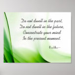 Wise Buddha Quote Abstract Poster posters