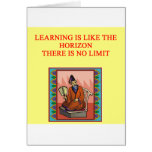 wise chinese proverb greeting card